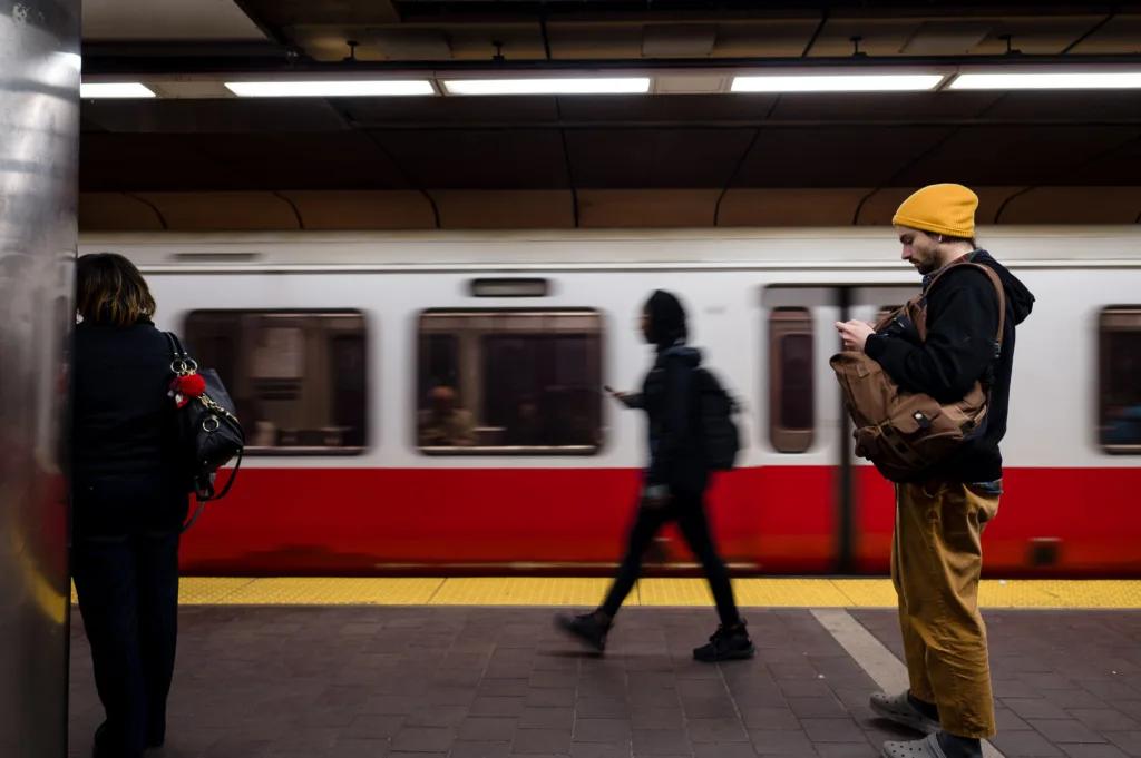 Porter Square station near Harvard in Cambridge